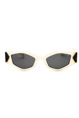 Philipp Plein SPP136M acetate Oval Unisex's Sunglasses-AmbrogioShoes
