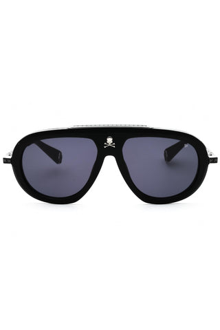 Philipp Plein SPP151W plastic Oval Men's Sunglasses-AmbrogioShoes