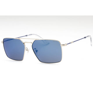 Police SPLL07 Sunglasses Shiny Silver / Blue Mirror-AmbrogioShoes