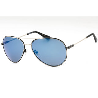 Police SPLL11 Sunglasses Black Silver / Blue Mirror-AmbrogioShoes