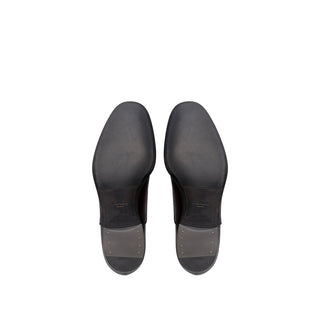 Prada 2EA130-055 Burgundy Calf-Skin Leather Oxfords (PRM1007)-AmbrogioShoes