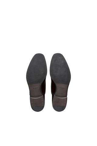 Prada 2EA135-055 Burgundy Brushed Leather Oxfords (PRM1025)