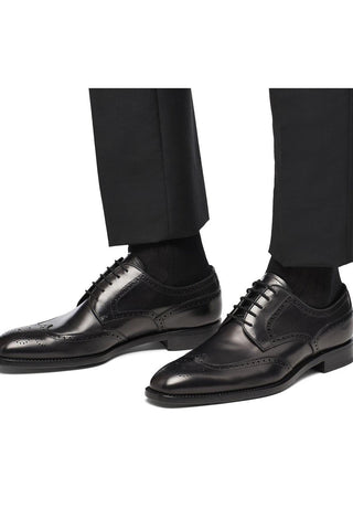 Prada 2EB109-3F33 Black Leather Derby (PRM1026)