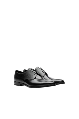 Prada 2EB174-UWU Black Saffiano / Leather Oxfords (PRM1008)