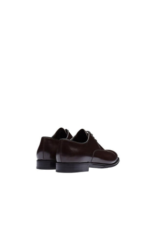 Prada 2EB184-ZJY Brown Polished Leather Derby (PRM1010)