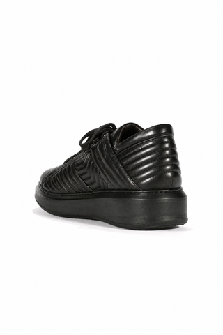 Cesare Paciotti Men's Black Napa Leather Sneakers(CPM5490)