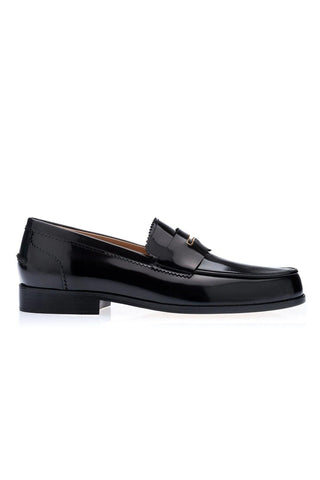 SUPERGLAMOUROUS Balmoral Polished Leather Penny Loafers (SPGMS1271)-AmbrogioShoes