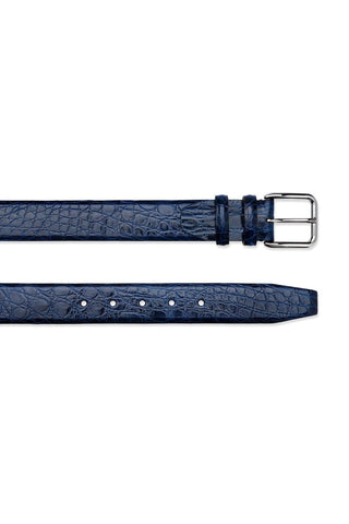 SUPERGLAMOUROUS Belmont Crocodile Men's Belt (SPGMB1000)-AmbrogioShoes