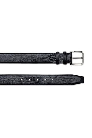 SUPERGLAMOUROUS Belmont Crocodile Men's Belt (SPGMB1000)-Dellamoda