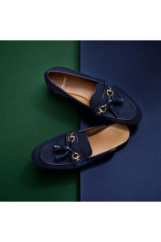 SUPERGLAMOUROUS Bruno Suede Tassel Loafers-AmbrogioShoes