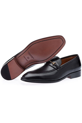 SUPERGLAMOUROUS Elmoro Vintage Leather Horse-Bit Loafer-AmbrogioShoes