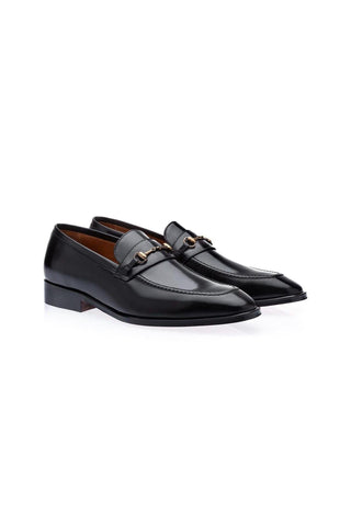 SUPERGLAMOUROUS Elmoro Vintage Leather Horse-Bit Loafer-Dellamoda