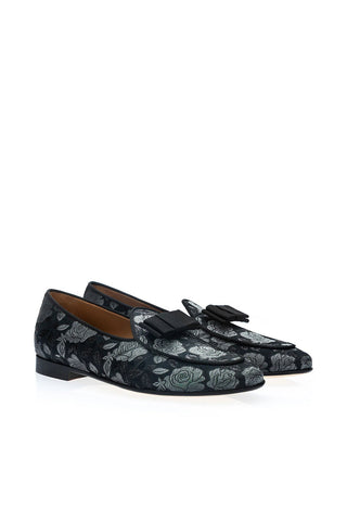 SUPERGLAMOUROUS Floralux Jacquard Loafer-AmbrogioShoes