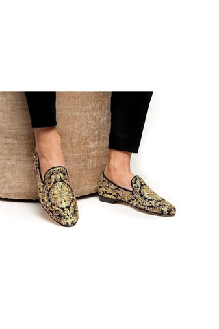 SUPERGLAMOUROUS Harley Yamka Canvas Loafer-Dellamoda