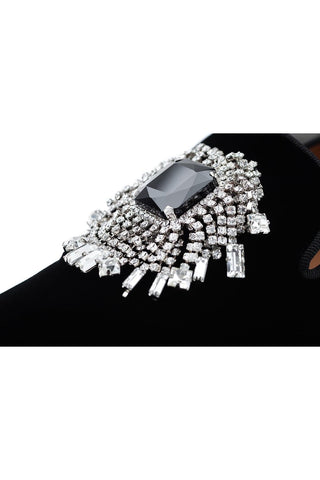 SUPERGLAMOUROUS Jupiter Velvet Loafers-Dellamoda