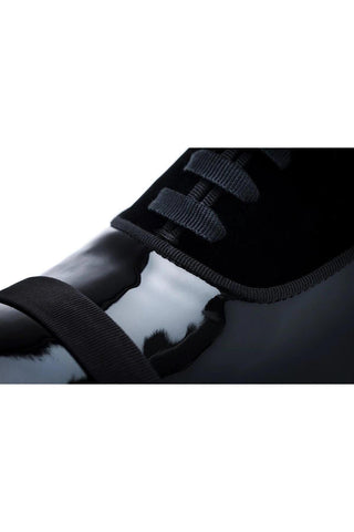 SUPERGLAMOUROUS Mathis Velvet / Patent Oxford-AmbrogioShoes