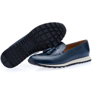 SUPERGLAMOUROUS Philippe Nappa Leather Active Sneakers (SPGM1185)-AmbrogioShoes