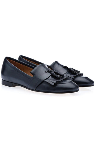 SUPERGLAMOUROUS Romeo Toledo Calf-Skin Leather Tassels Loafers (SPGM1051)-AmbrogioShoes
