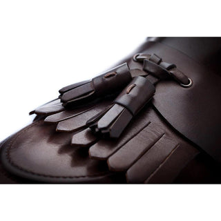 SUPERGLAMOUROUS Romeo Toledo Men's Shoes Calf-Skin Leather Tassels Loafers (SPGM1051)-AmbrogioShoes