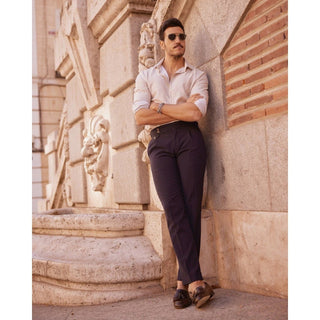 SUPERGLAMOUROUS Romeo Toledo Men's Shoes Calf-Skin Leather Tassels Loafers (SPGM1051)-AmbrogioShoes