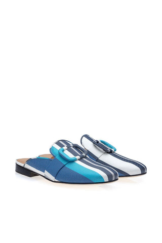 SUPERGLAMOUROUS Savoy Atunis Fabric Mule-AmbrogioShoes