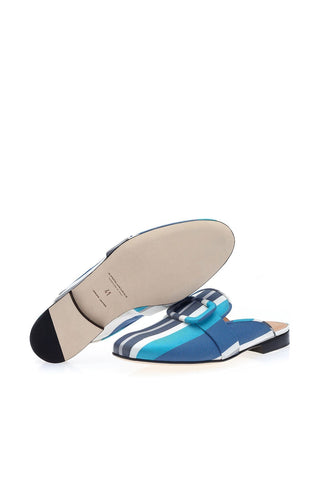SUPERGLAMOUROUS Savoy Atunis Fabric Mule-AmbrogioShoes
