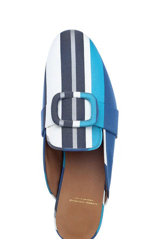 SUPERGLAMOUROUS Savoy Atunis Fabric Mule-AmbrogioShoes