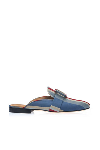 SUPERGLAMOUROUS Savoy Atunis Fabric Mule-AmbrogioShoes