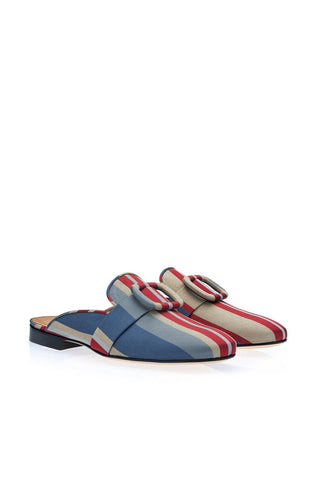 SUPERGLAMOUROUS Savoy Atunis Fabric Mule-AmbrogioShoes