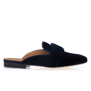 SUPERGLAMOUROUS Savoy Velour Men's Shoes Velvet Slip-On Mule (SPGM1344) (Copy)