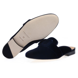 SUPERGLAMOUROUS Savoy Velour Men's Shoes Velvet Slip-On Mule (SPGM1344) (Copy)