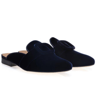SUPERGLAMOUROUS Savoy Velour Men's Shoes Velvet Slip-On Mule (SPGM1344) (Copy)