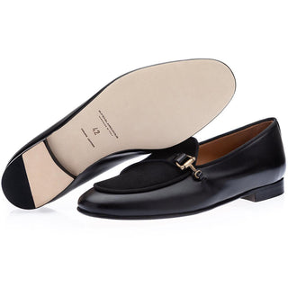 SUPERGLAMOUROUS Tangerine 12 Suede & Calf-Skin Leather Belgian Loafers (SPGM1254)-AmbrogioShoes