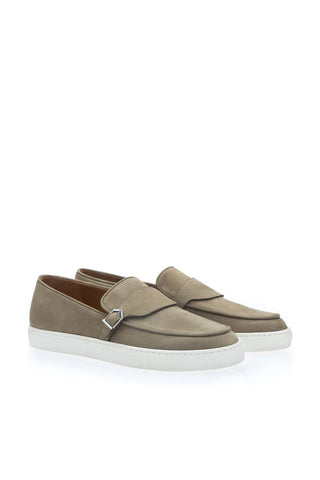 SUPERGLAMOUROUS Tangerine 15.1 Oregon Nubuck Single Monk-Strap-Dellamoda