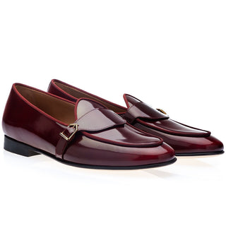SUPERGLAMOUROUS Tangerine 15.1 Polished Calf-Skin Leather Belgian Loafers (SPGM1317)-AmbrogioShoes
