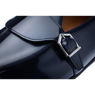 SUPERGLAMOUROUS Tangerine 15.1 Polished Calf-Skin Leather Belgian Loafers (SPGM1317)-AmbrogioShoes