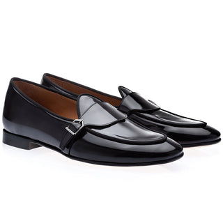 SUPERGLAMOUROUS Tangerine 15.1 Polished Calf-Skin Leather Belgian Loafers (SPGM1317)-AmbrogioShoes