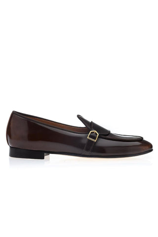 SUPERGLAMOUROUS Tangerine 15.1 Polished Leather Belgian Loafer-AmbrogioShoes