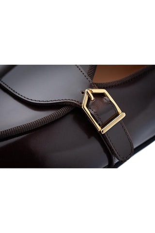 SUPERGLAMOUROUS Tangerine 15.1 Polished Leather Belgian Loafer-AmbrogioShoes