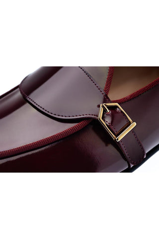 SUPERGLAMOUROUS Tangerine 15.1 Polished Leather Belgian Loafer-AmbrogioShoes