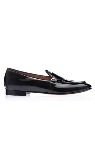 SUPERGLAMOUROUS Tangerine 15.1 Polished Leather Belgian Loafer-AmbrogioShoes