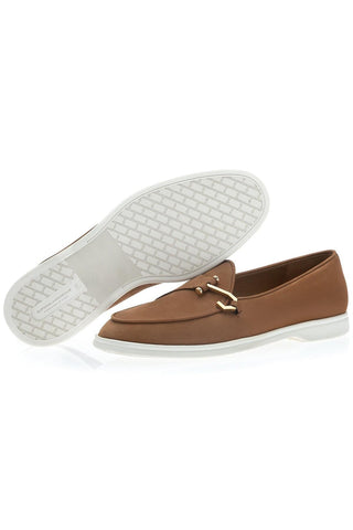 SUPERGLAMOUROUS Tangerine 16 Airwalk Nubuck Sneaker-Dellamoda
