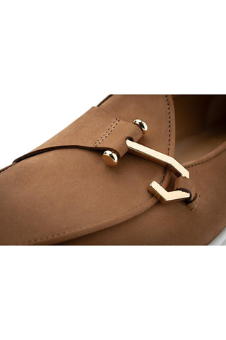 SUPERGLAMOUROUS Tangerine 16 Airwalk Nubuck Sneaker-Dellamoda