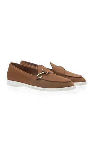 SUPERGLAMOUROUS Tangerine 16 Airwalk Nubuck Sneaker-Dellamoda