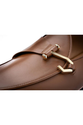 SUPERGLAMOUROUS Tangerine 16 Guanto Leather Single-Monk Loafer (SPGM1363)-Dellamoda