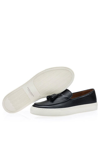 SUPERGLAMOUROUS Tangerine 2 Deer-Skin Slip-On Tassel Skate Sneaker (SPGM1367)-Dellamoda