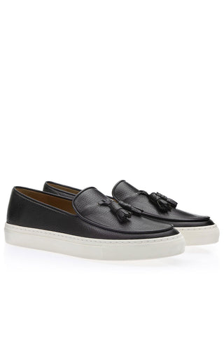 SUPERGLAMOUROUS Tangerine 2 Deer-Skin Slip-On Tassel Skate Sneaker (SPGM1367)-Dellamoda