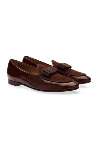 SUPERGLAMOUROUS Tangerine 3 Suede / Leather Belgian Loafer (SPGM1357)