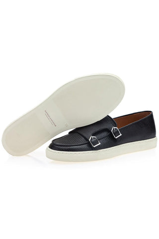 SUPERGLAMOUROUS Tangerine 7 Lizard Embossed Slip-On Sneaker (SPGM1339)-AmbrogioShoes