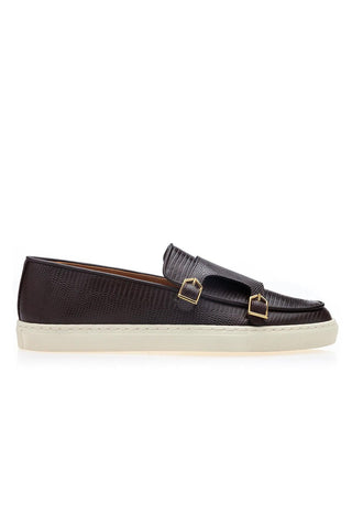SUPERGLAMOUROUS Tangerine 7 Lizard Print Slip-On Sneaker (SPGM1339)-AmbrogioShoes